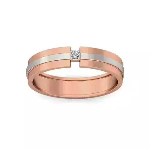 Diamond Band Ring 3dm stl render detail