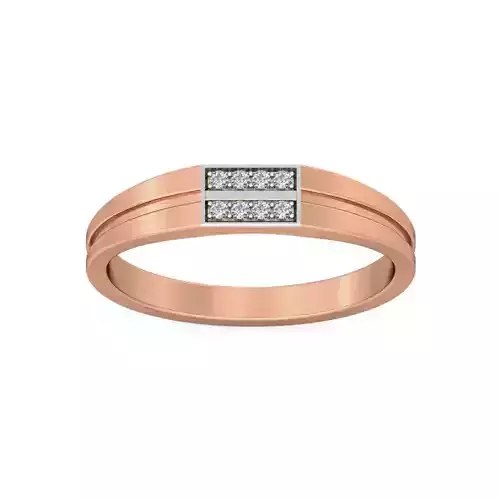 Diamond Band Ring 3dm stl render detail