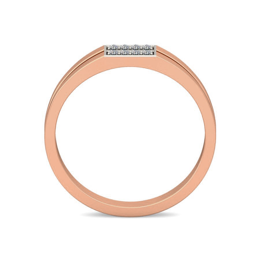 Diamond Band Ring 3dm stl render detail 3D print model_1