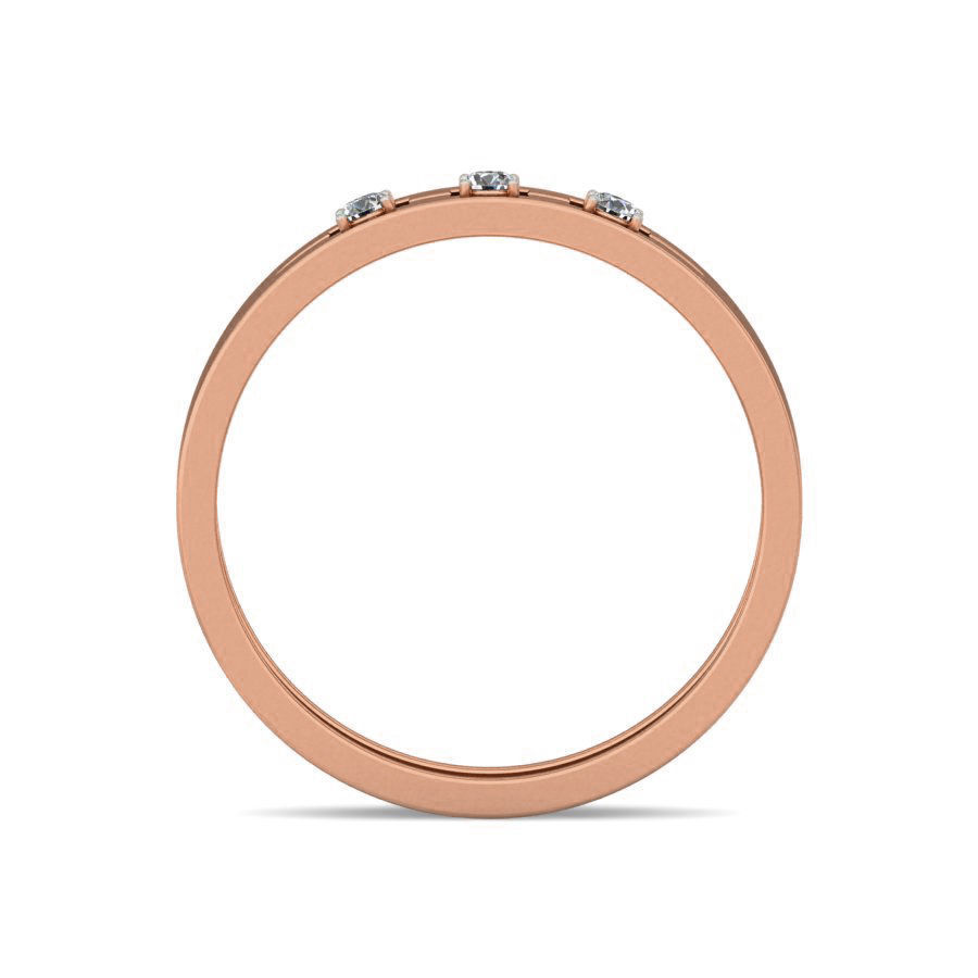 Diamond Band Ring 3dm stl render detail 3D print model_1