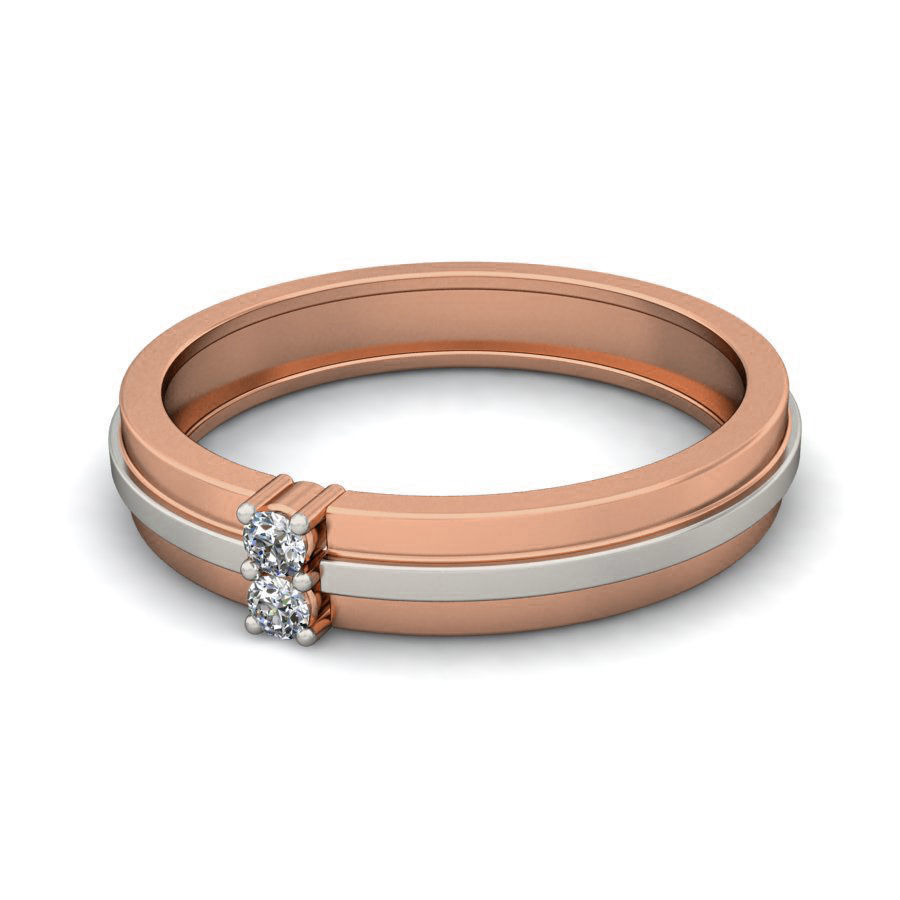 Diamond Band Ring 3dm stl render detail 3D print model_6