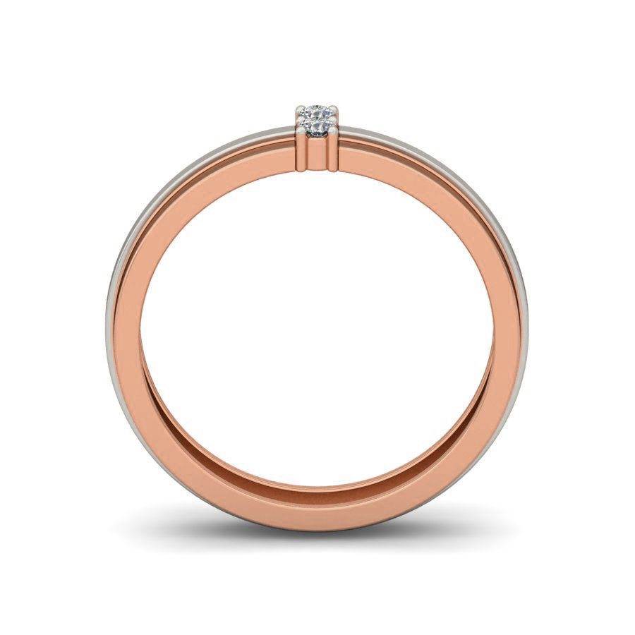 Diamond Band Ring 3dm stl render detail 3D print model_1