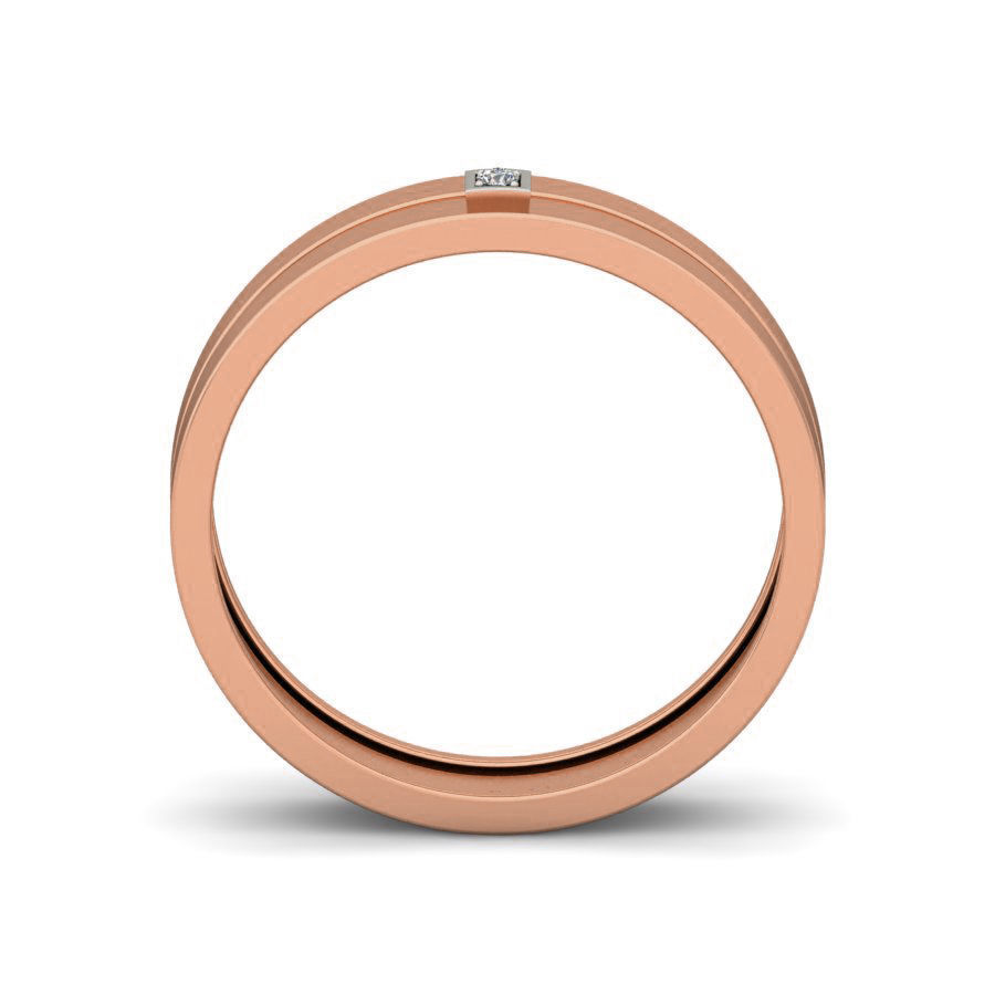 Diamond Band Ring 3dm stl render detail 3D print model_1