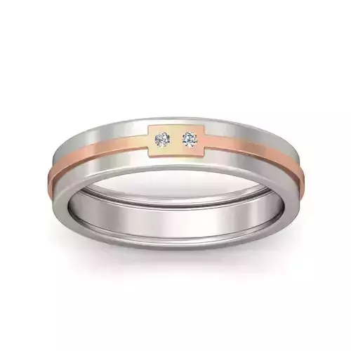 Diamond Band Ring 3dm stl render detail 3D print model