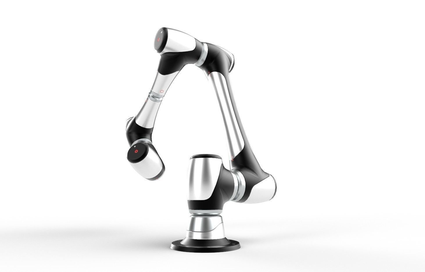 Robotic Arm  M01 Low-poly 3D model_6