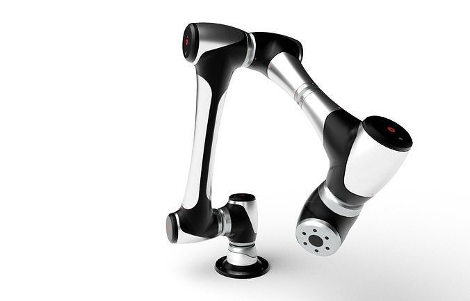 Robotic Arm  M01 Low-poly 3D model