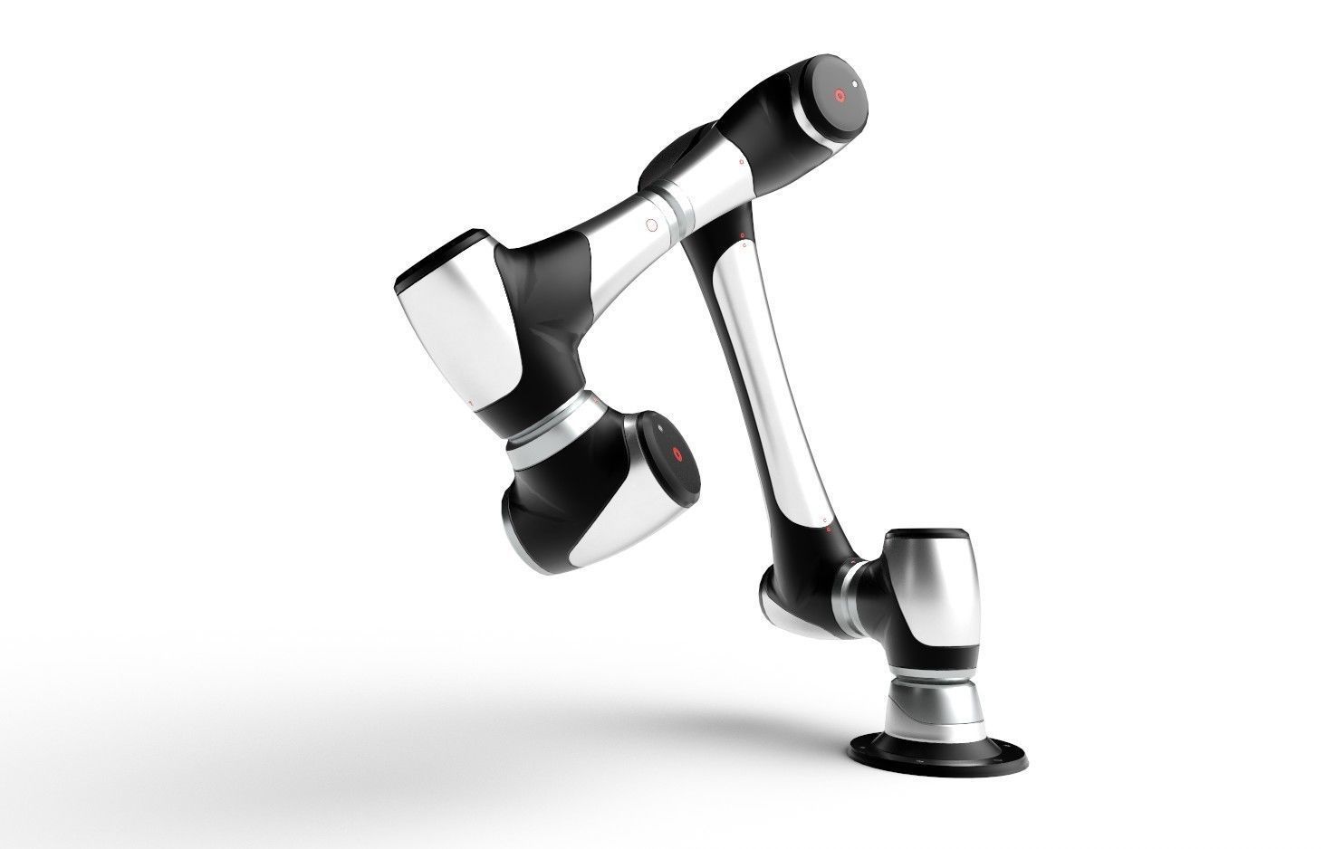 Robotic Arm  M01 Low-poly 3D model_3