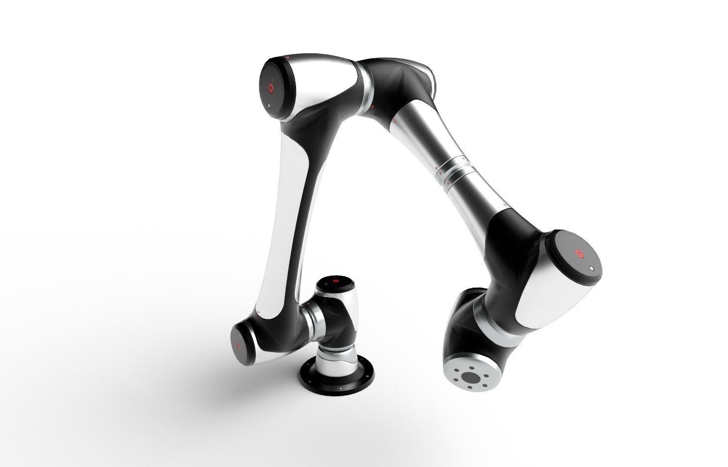 Robotic Arm  M01 Low-poly 3D model_5