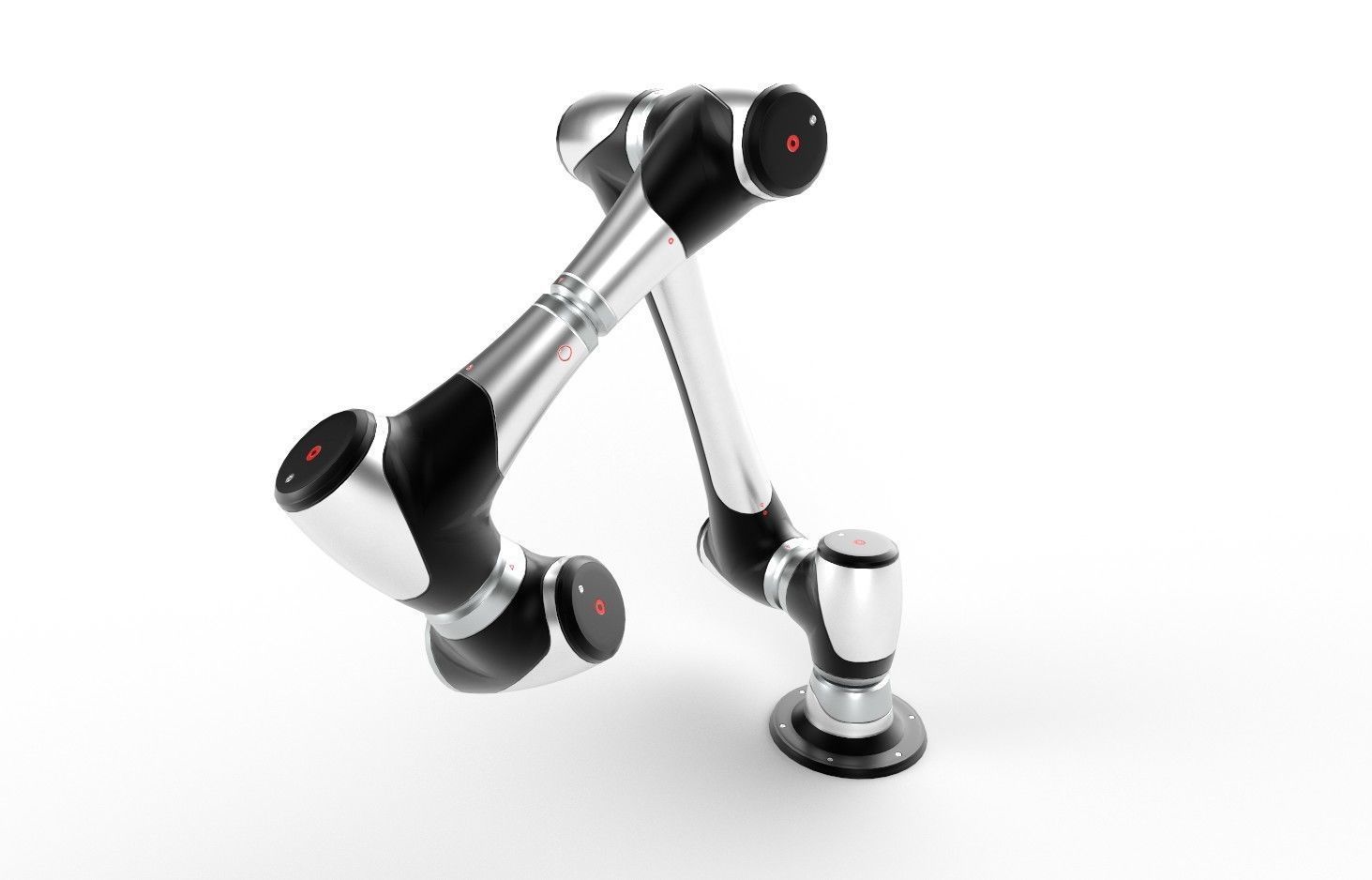 Robotic Arm  M01 Low-poly 3D model_2