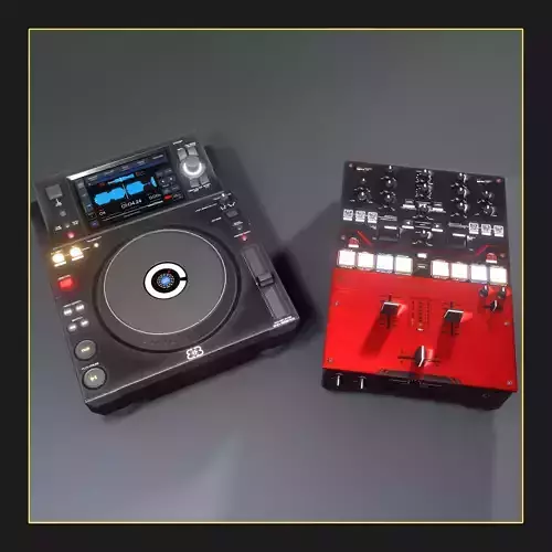 Banana BNN-1000Mk2 and BNN-S5 Low-poly 3D model Banana BNN-1000Mk2 and BNN-S5 Low-poly 3D model