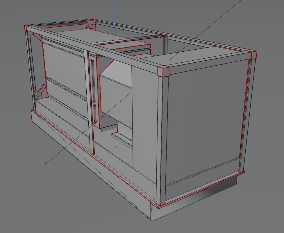 Power Storage Container Control Module 3 Low-poly 3D model_5