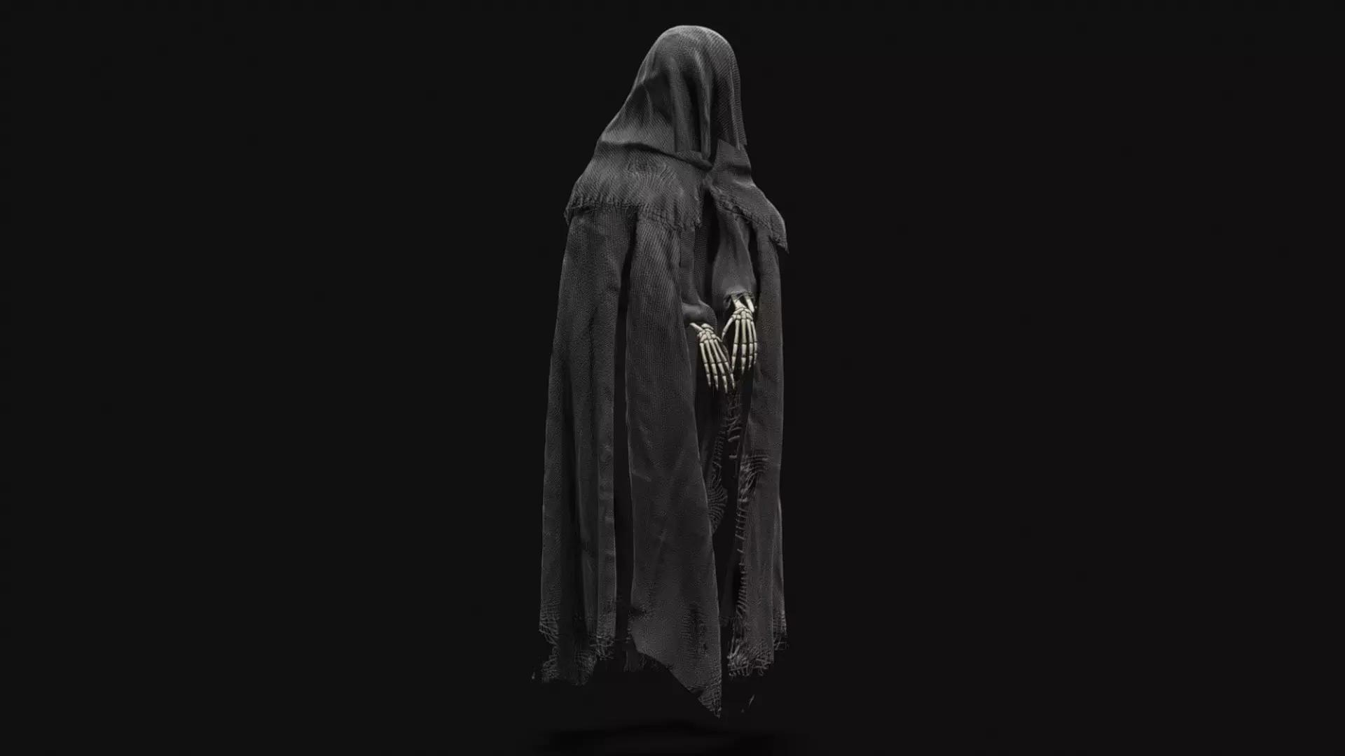 Death Low-poly 3D model_0