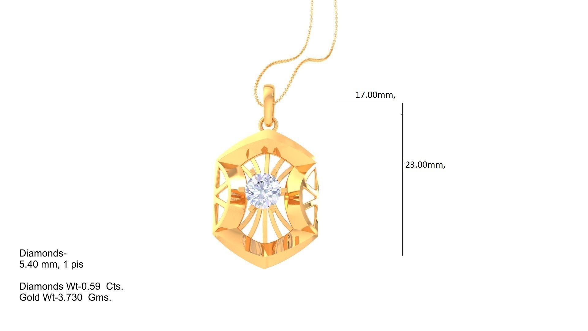 Solitaire Earring Pendant Set 3dm STL OBJ FBX Renders Details 3D print model_6