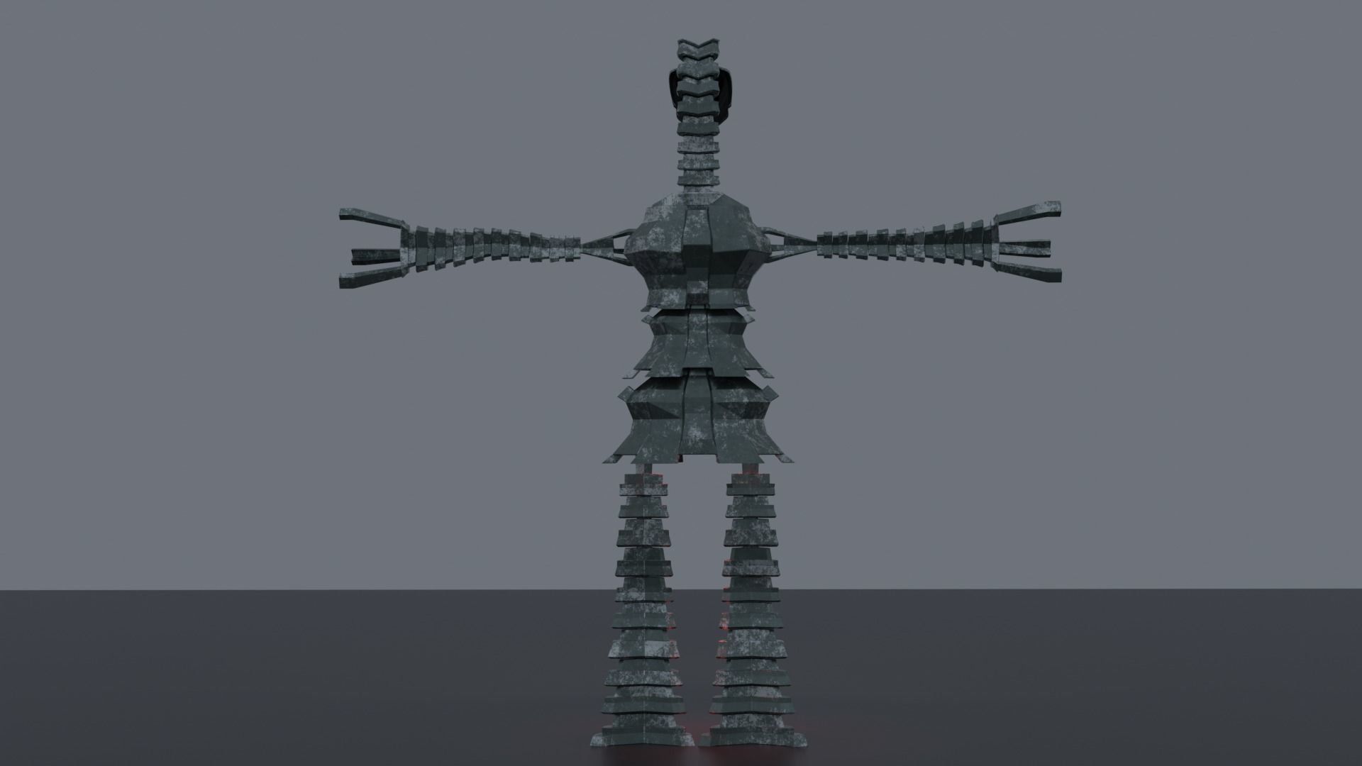 Robo Lampo Sci-fi Low Poly fantasy character PBR Rigged Low-poly 3D model_5