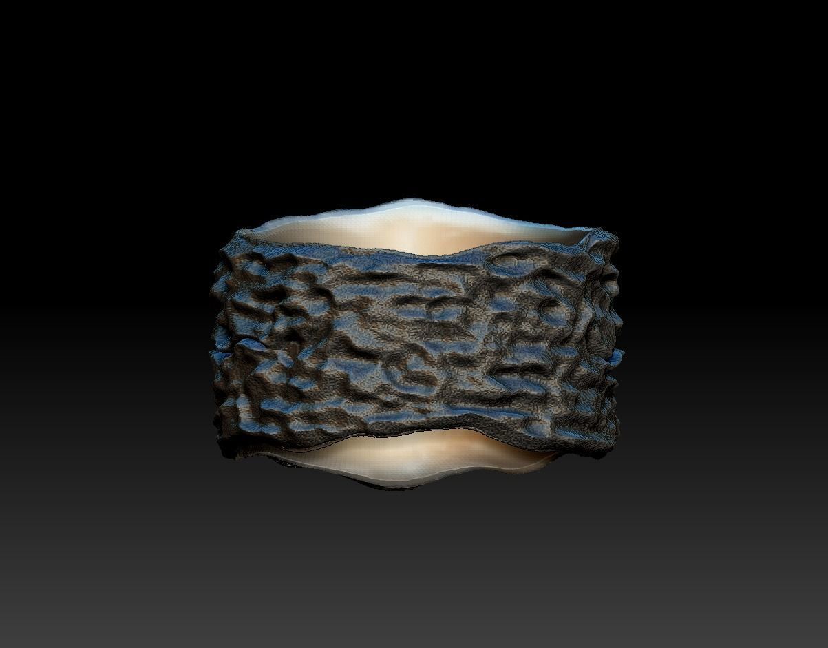 Frankenshtein ring 3D print model_14