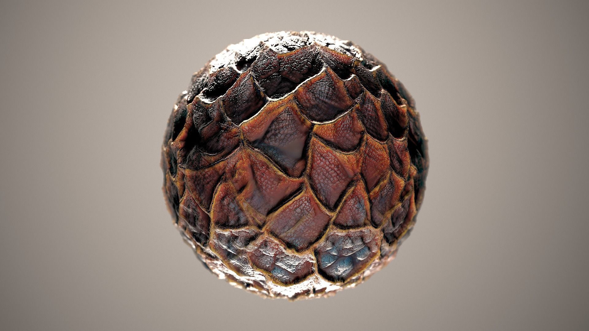 10 Materials Skin Dragon Seamless PBR Volume 1 Texture_6