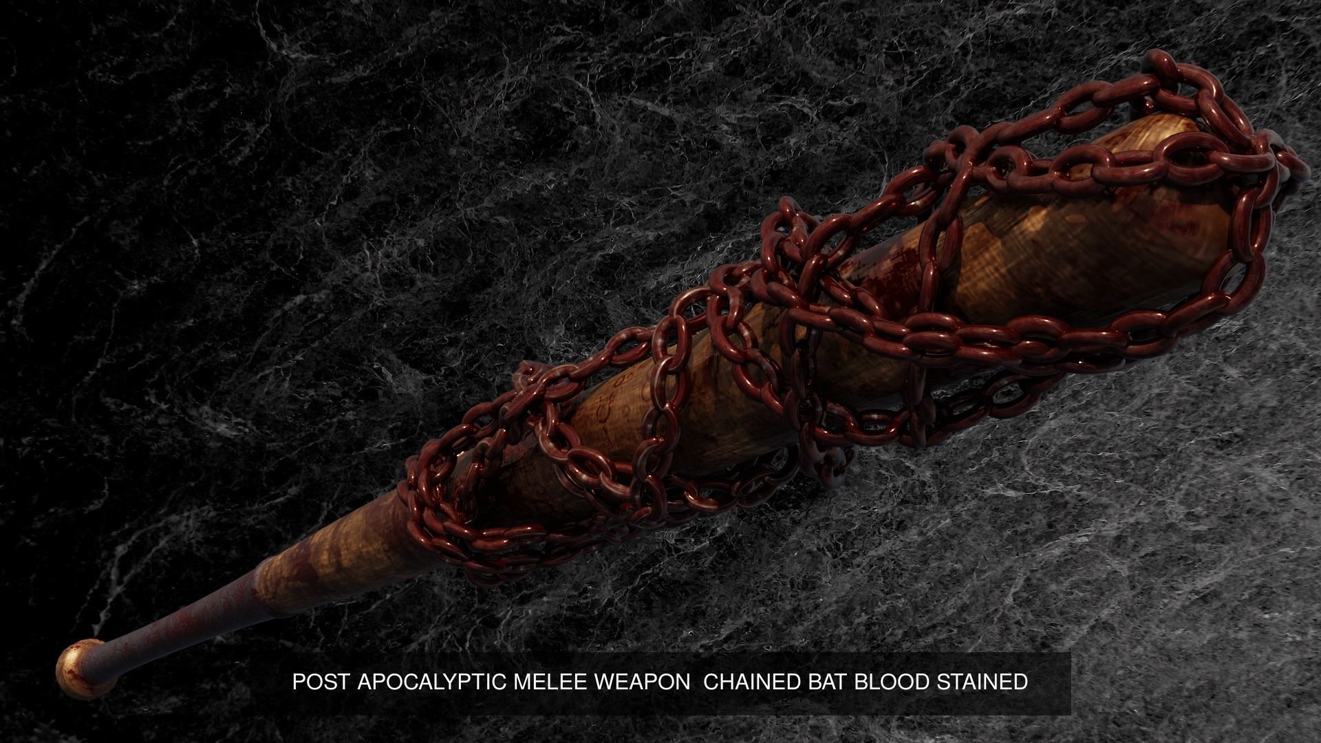 POST APOCALYPTIC MELEE WEAPON SET 3D Model Collection_9