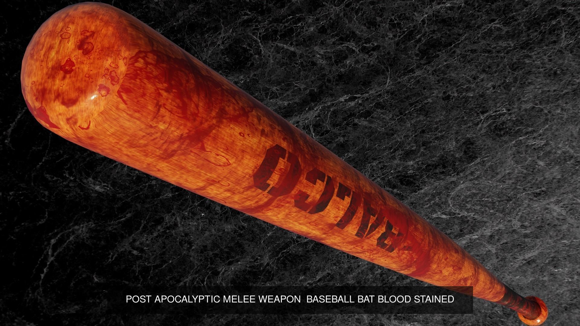 POST APOCALYPTIC MELEE WEAPON SET 3D Model Collection_7