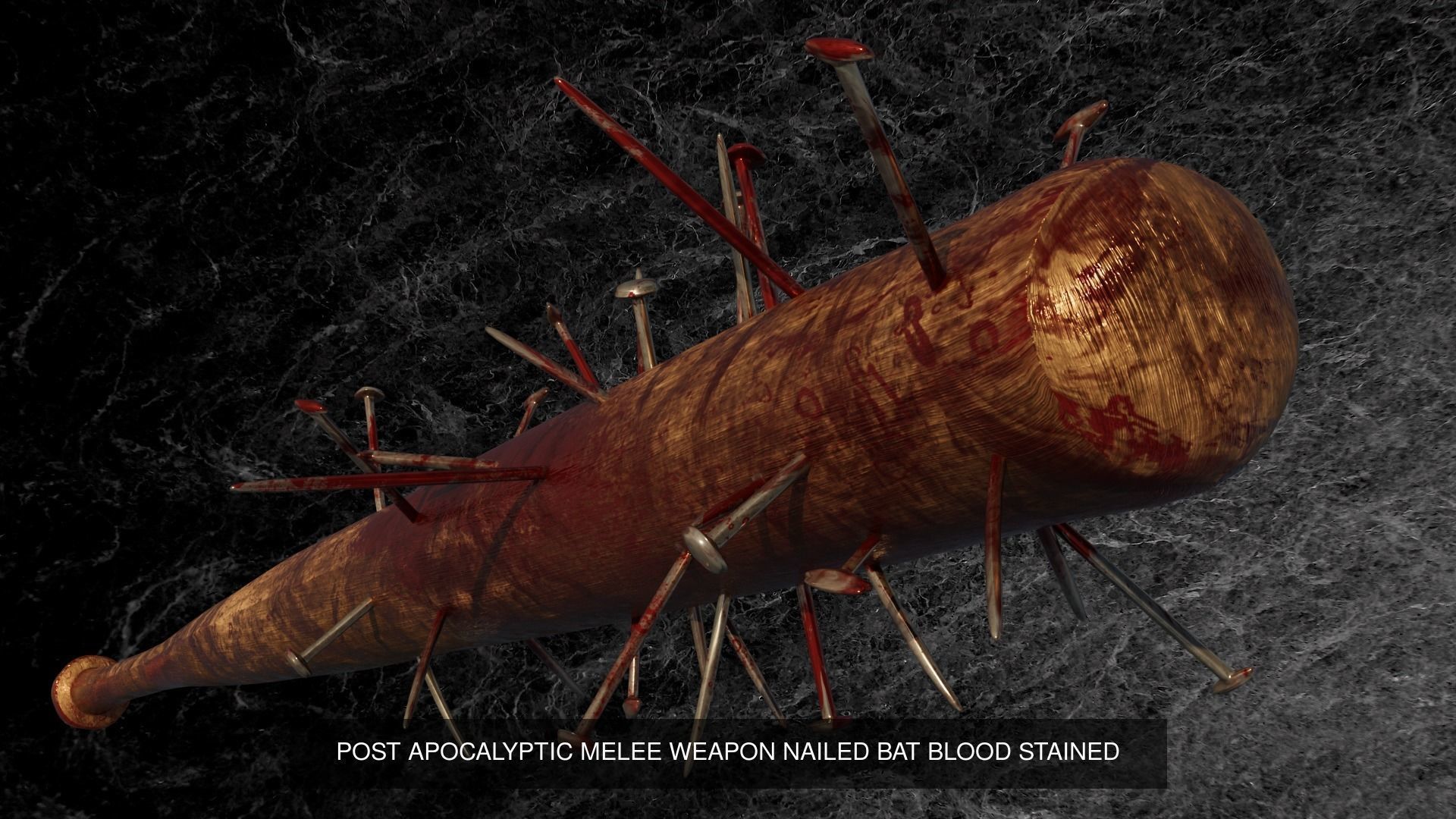 POST APOCALYPTIC MELEE WEAPON SET 3D Model Collection_11