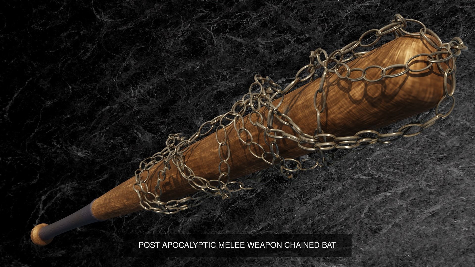 POST APOCALYPTIC MELEE WEAPON SET 3D Model Collection_8