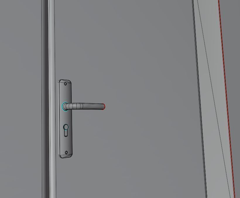 Power Storage Container with Control Module 2 Blue Low-poly 3D model_2