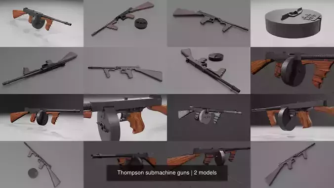 Thompson submachine guns