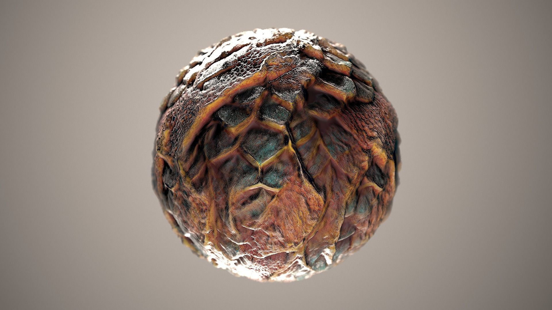 10 Materials Skin Dragon Seamless PBR Volume 2 Texture_7