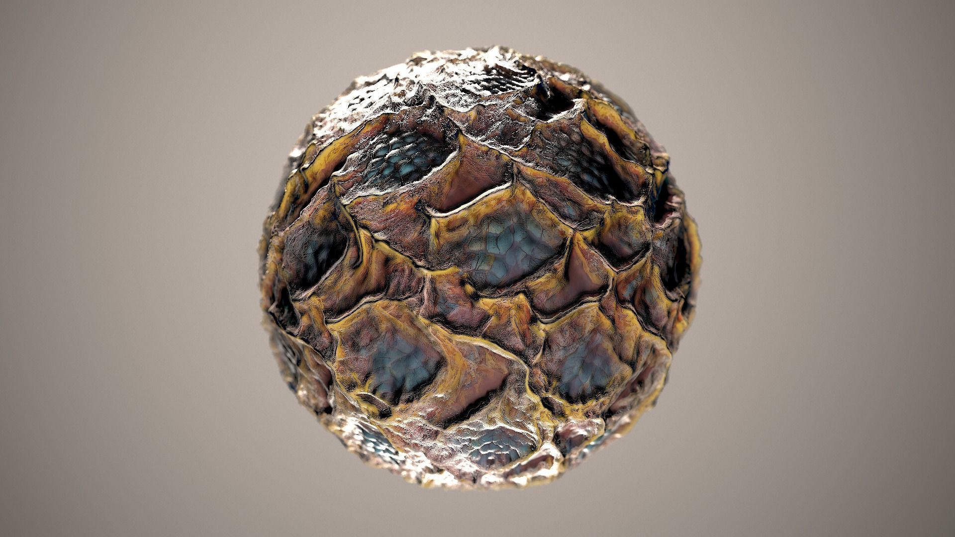 10 Materials Skin Dragon Seamless PBR Volume 2 Texture_8