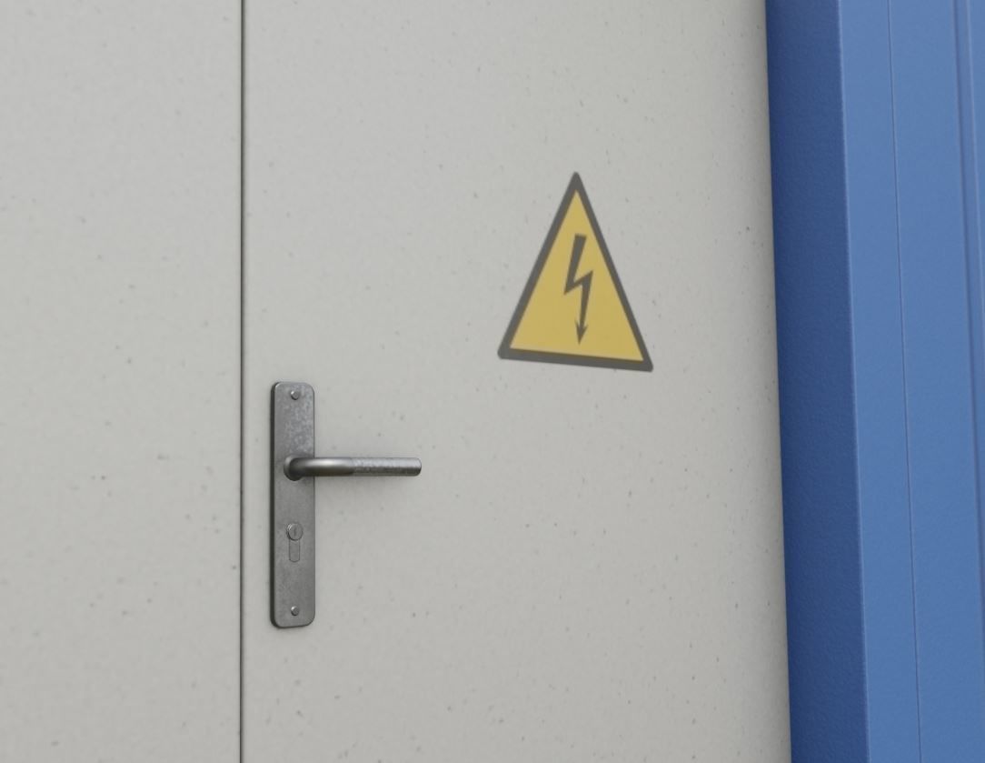 Power Storage Container Blue Package 3D Model Collection_36