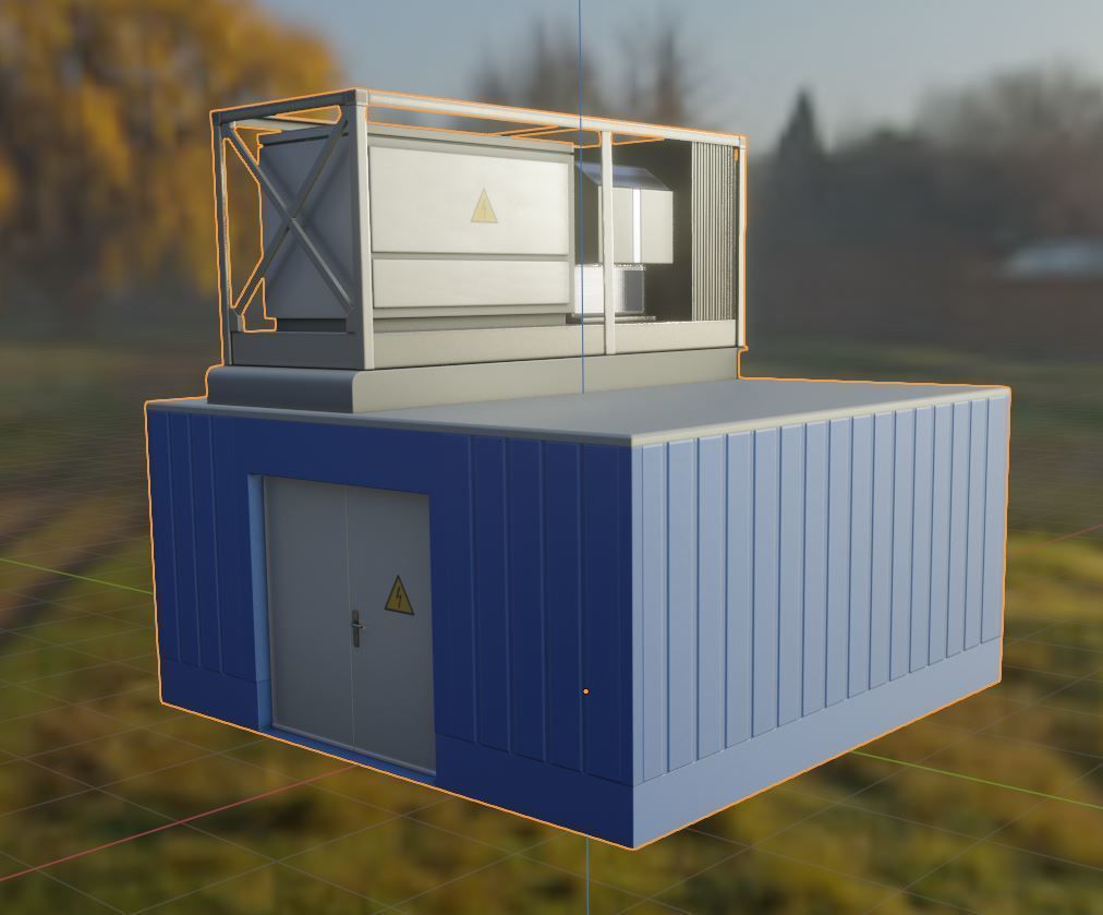 Power Storage Container Blue Package 3D Model Collection_20