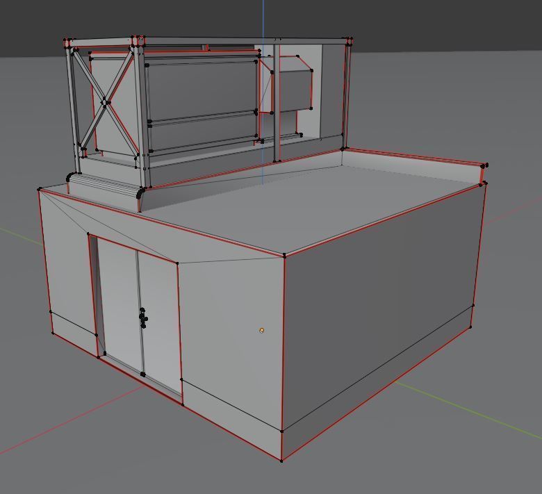 Power Storage Container Blue Package 3D Model Collection_11