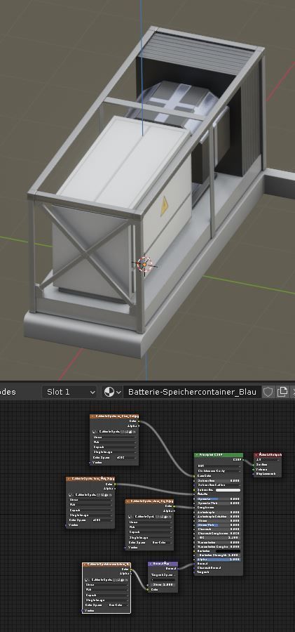 Power Storage Container Blue Package 3D Model Collection_22