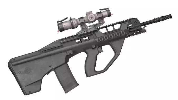 EF88 AUSTEYR RIFLE Low-poly 3D model