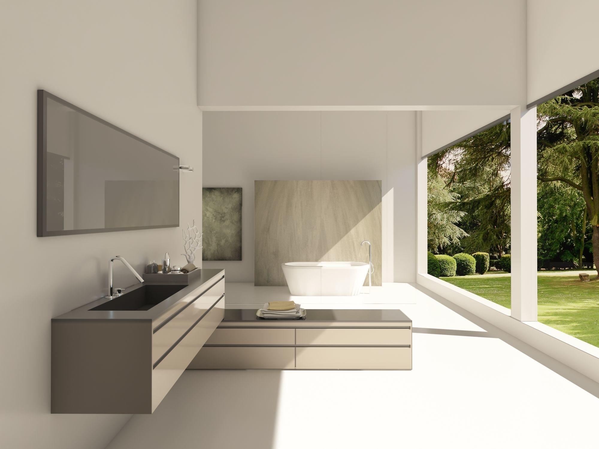 Bathroom 02 VR-ready Low-poly 3D model_1