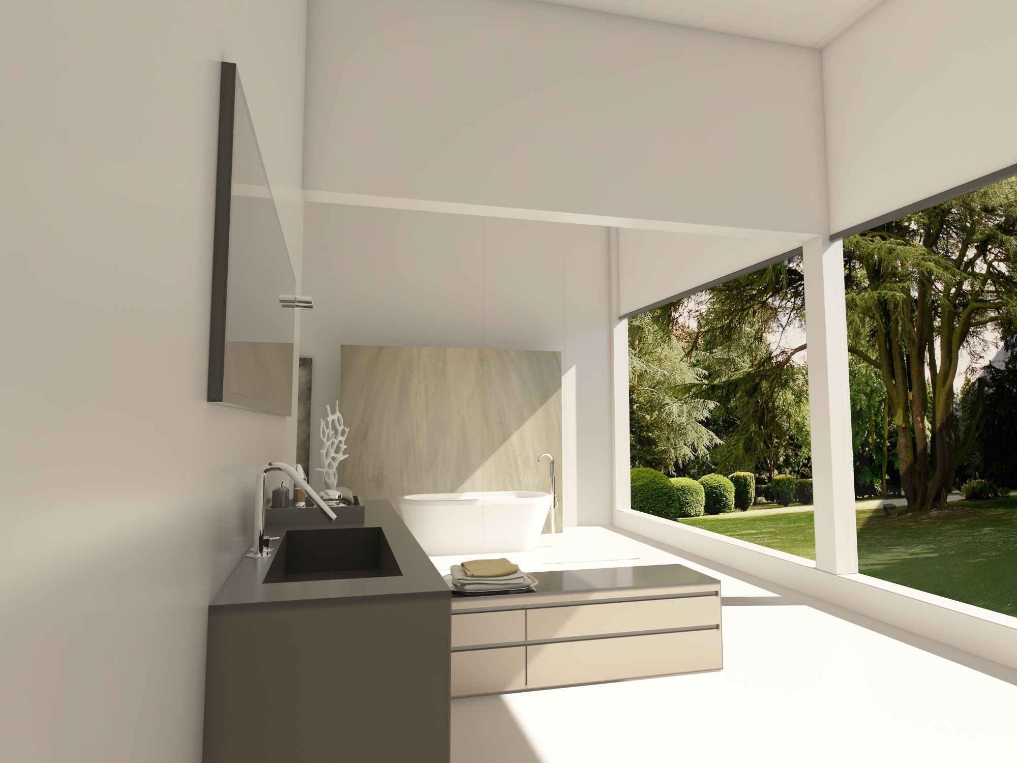 Bathroom 02 VR-ready Low-poly 3D model_3