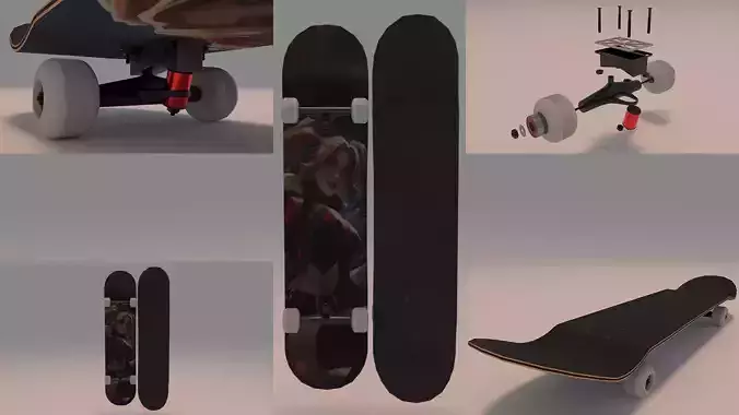 Harley Quinn DC Comics Skateboard 