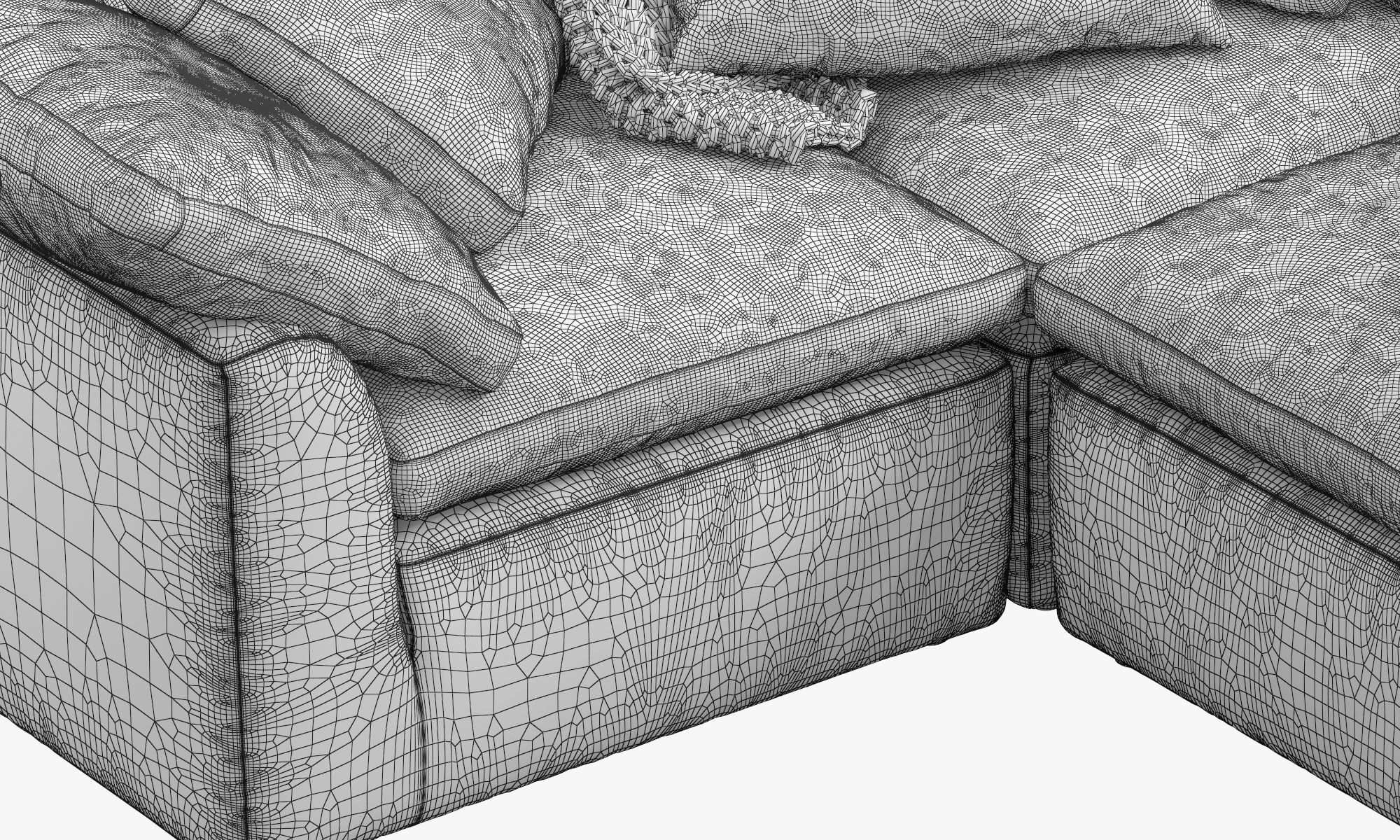 Joybird Bryant Modular Corner Sectional Sofa 3 piece 3D model_16