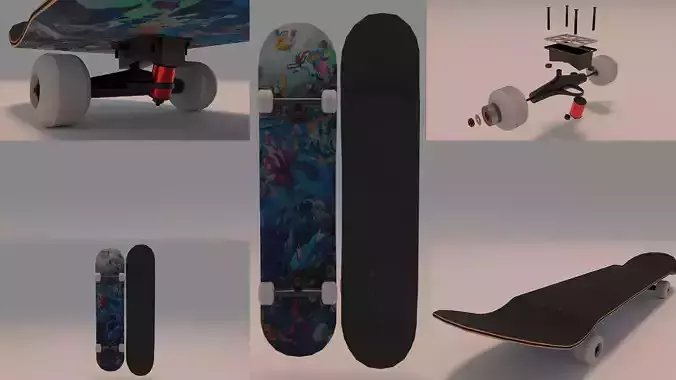 Anime Pokemon Skateboard