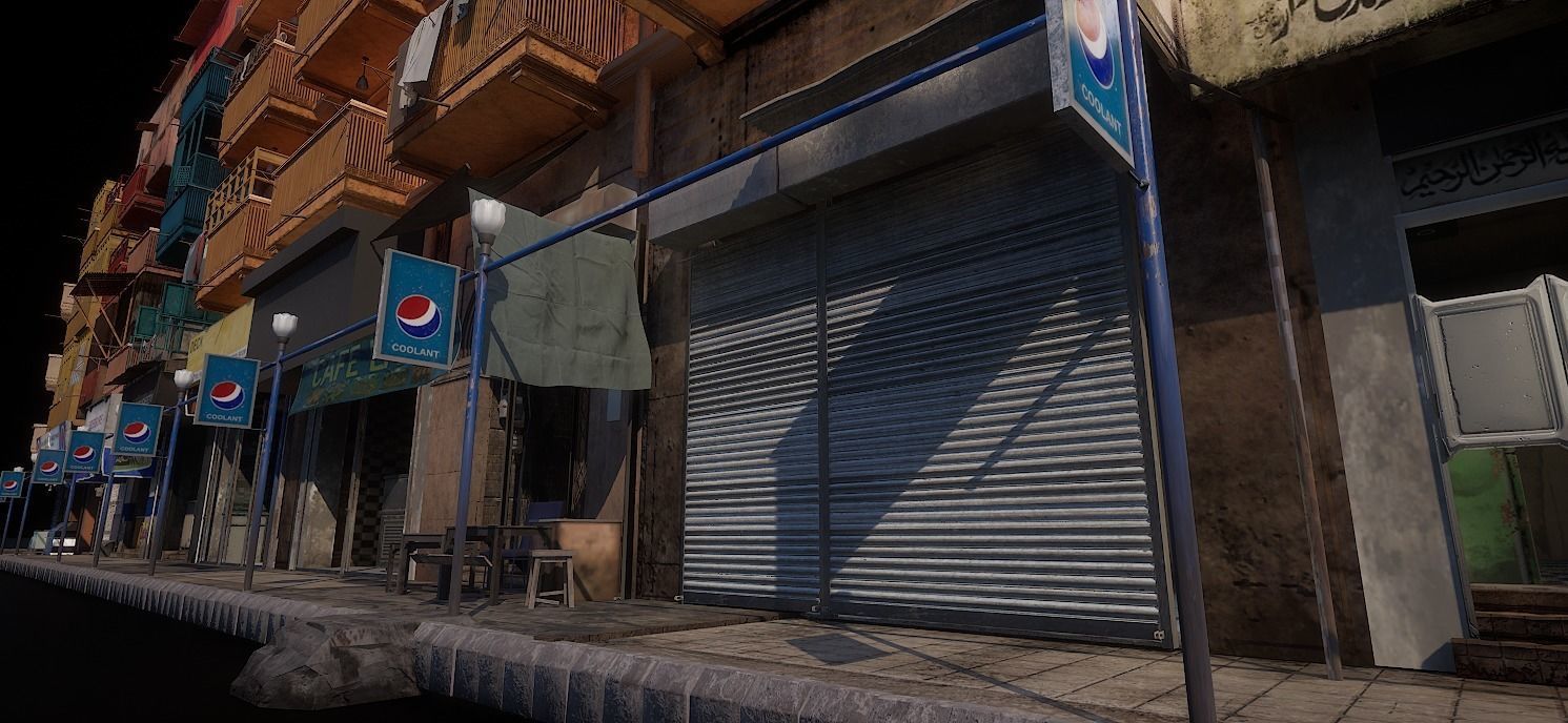 BURNSROAD GREEN BUILDING Low-poly 3D model_7