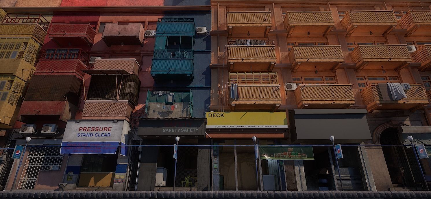 BURNSROAD GREEN BUILDING Low-poly 3D model_8