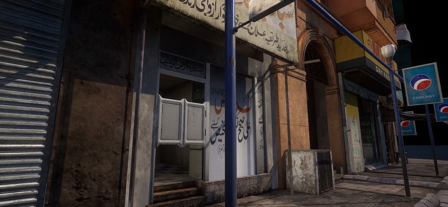 BURNSROAD GREEN BUILDING Low-poly 3D model_6