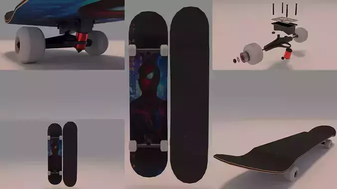 Spiderman Marvel Skateboard 
