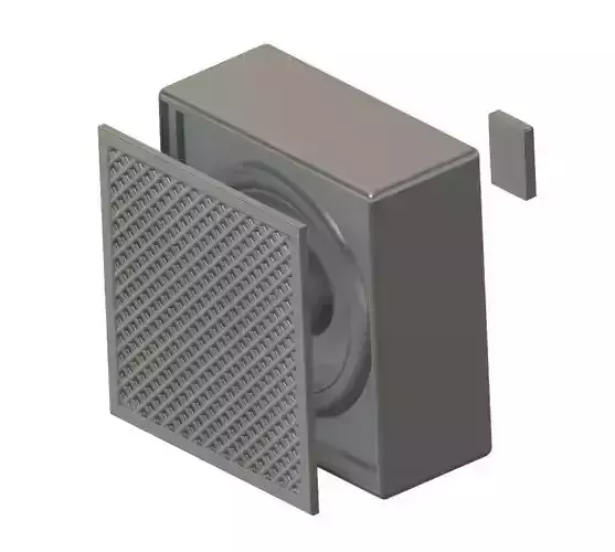 Disco case speaker 3D print model