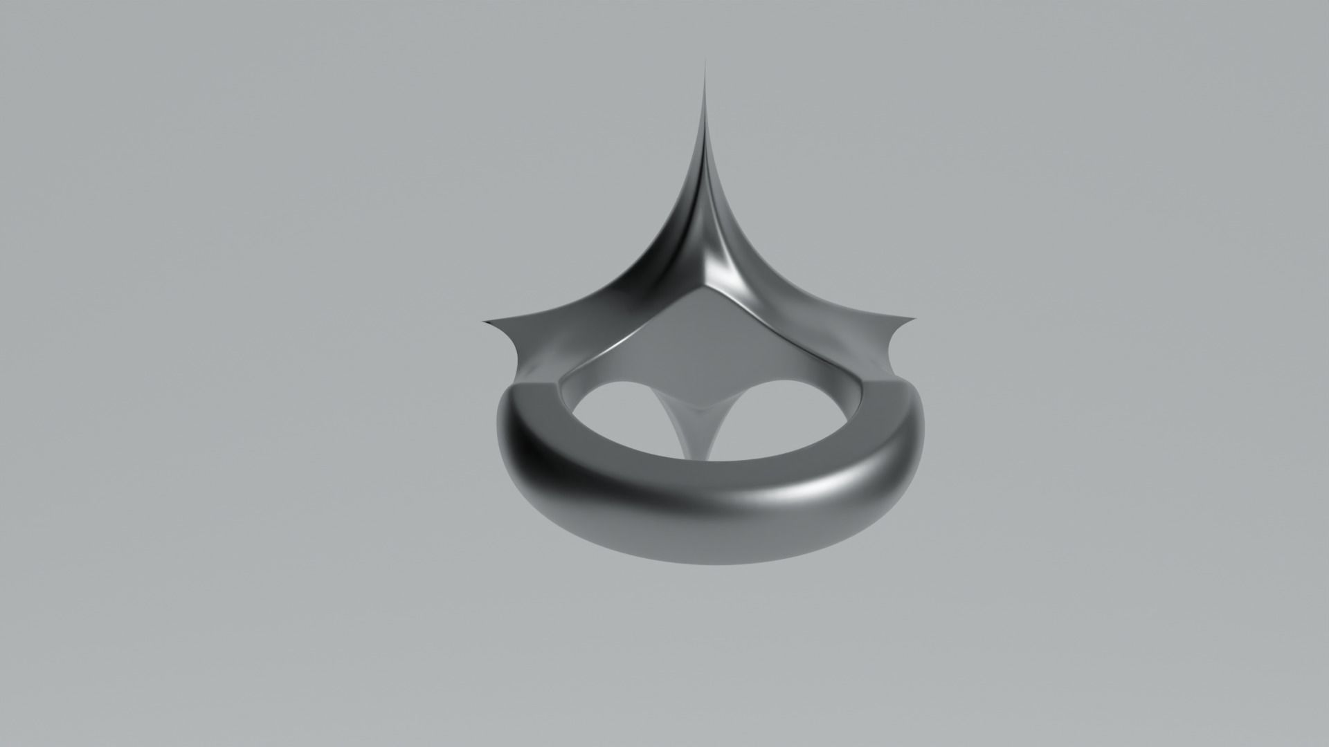 Star Ring 3D print model_2