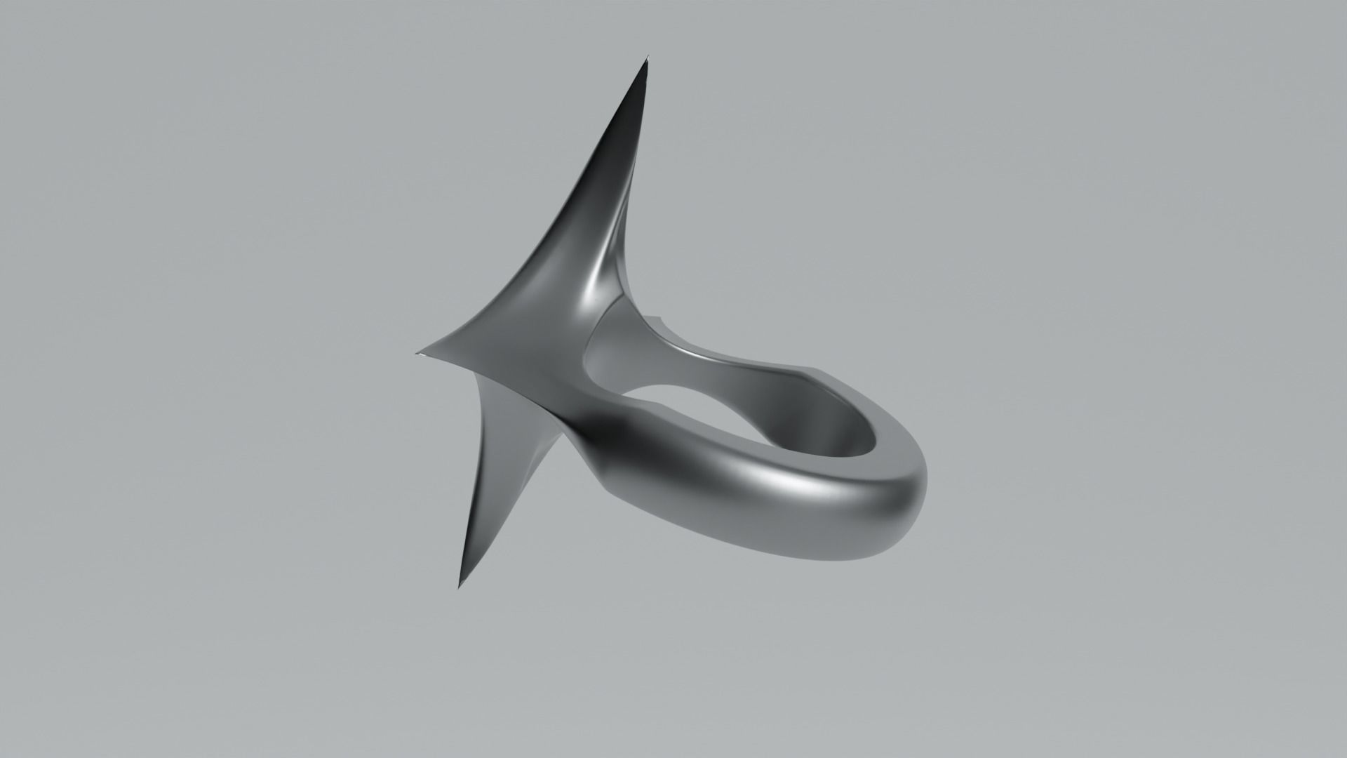 Star Ring 3D print model_1