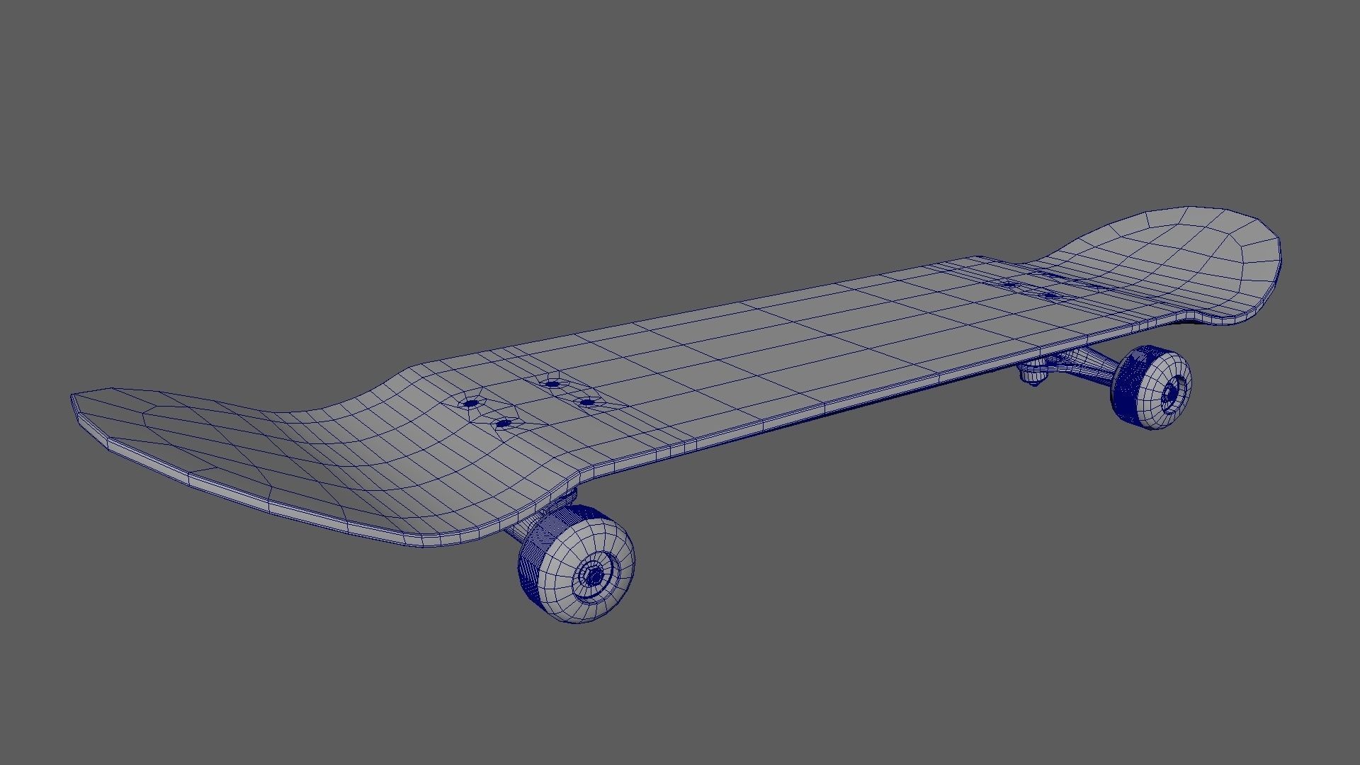 Spongebob SquarePants Skateboard 3D model_6