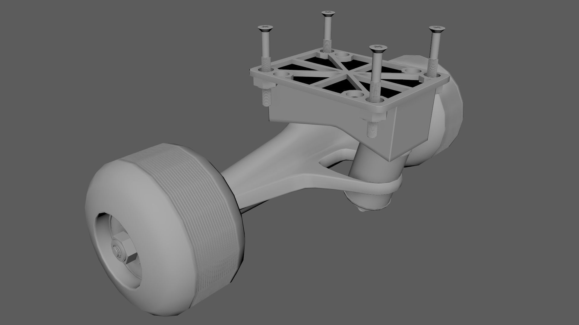 Spongebob SquarePants Skateboard 3D model_14