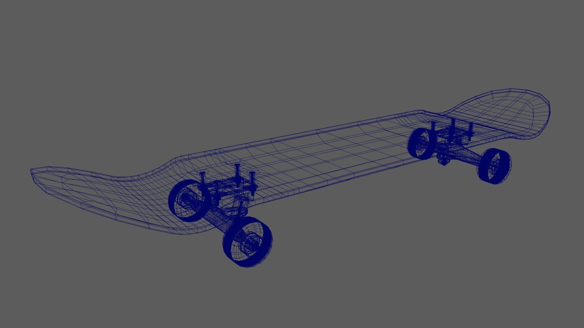 Spongebob SquarePants Skateboard 3D model_7