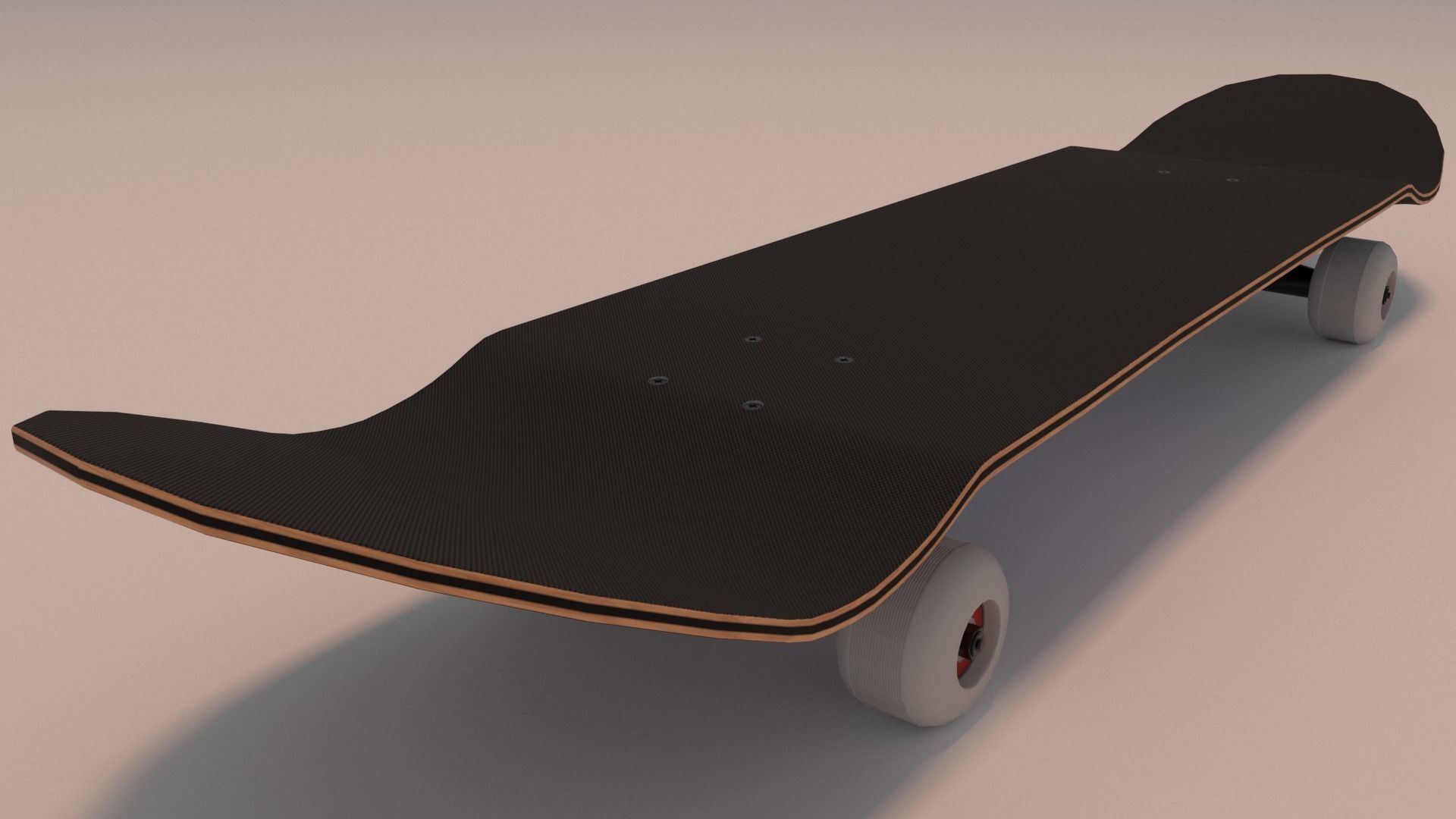 Spongebob SquarePants Skateboard 3D model_2