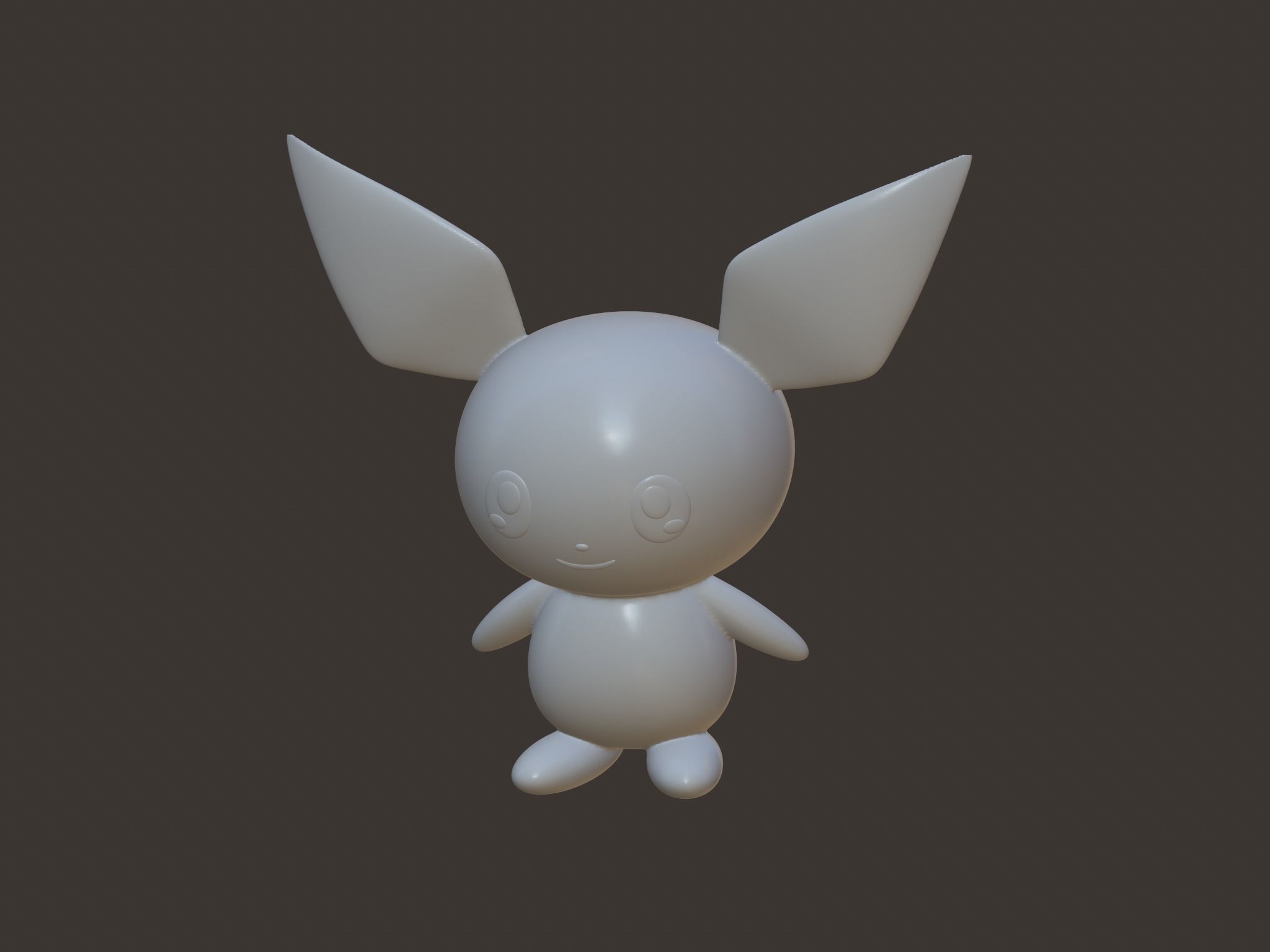 Pokemon - Pichu 3D model_7